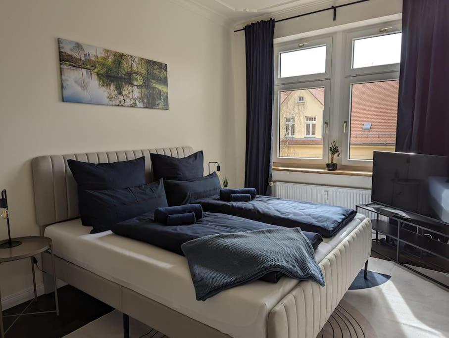 Vilipa-Apartments No.5 I Baumwollspinnerei I Kunstkraftwerk - 75M² I Balkon I Smart-Tv I Bad Mit Fussbodenheizung Lipcse Kültér fotó